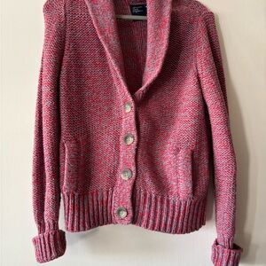 American Eagle Outfitters Pink Knit Cardigan